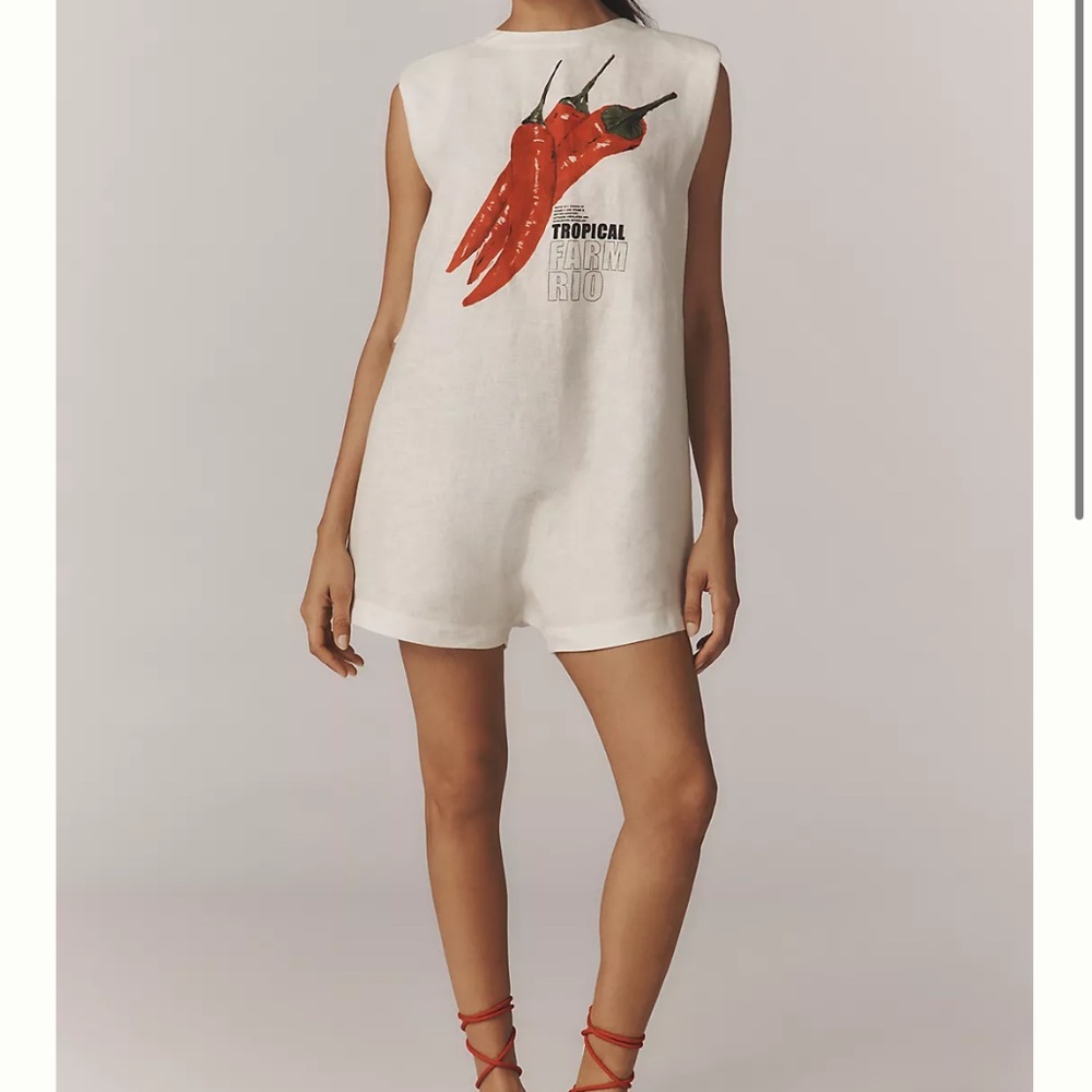 Off White Farmrio Pepper Romper